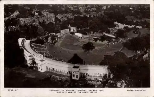 Ak London City England, Crystal Palace, Festival of Empire 1911