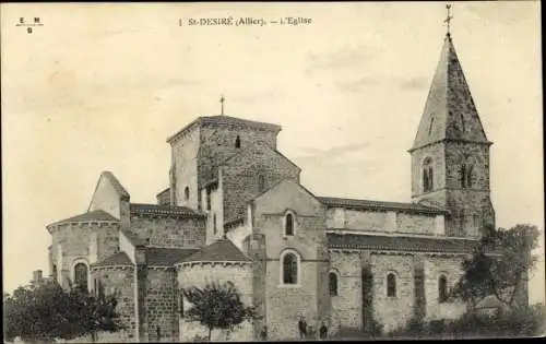 Ak Saint Desire Allier, L'Eglise