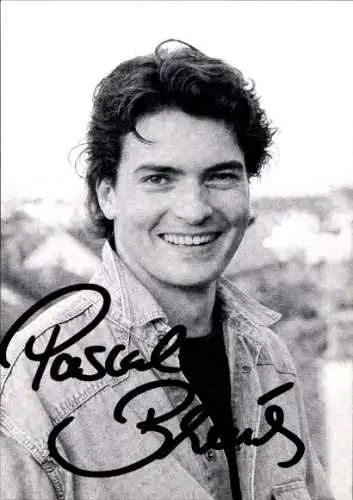 Ak Schauspieler Pascal Breuer, Portrait, Autogramm