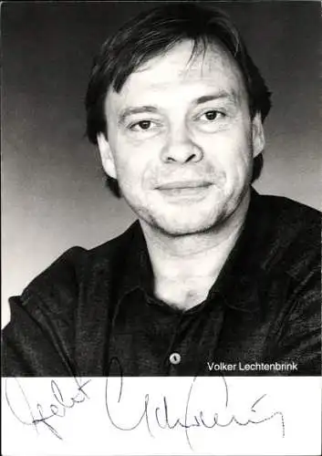 Ak Schauspieler, Sänger Volker Lechtenbrink, Portrait, Autogramm