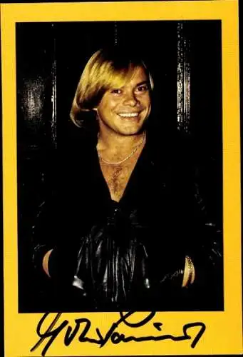 Ak Schauspieler und Sänger Volker Lechtenbrink, Portrait, Autogramm