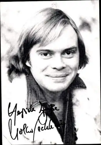 Ak Schauspieler, Sänger Volker Lechtenbrink, Portrait, Autogramm