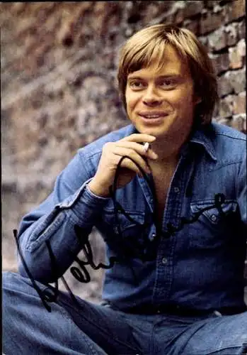 Ak Sänger Volker Lechtenbrink, Portrait, Autogramm