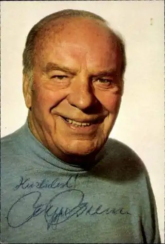 Ak Schauspieler Beppo Brem, Portrait, Autogramm