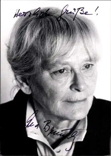 Ak Schauspielerin Eva Brumby, Portrait, Autogramm