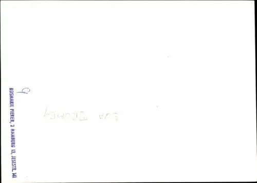 Ak Schauspielerin Eva Brumby, Portrait, Autogramm