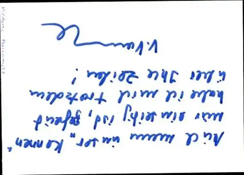 Ak Schauspielerin Victoria Voncampe, Portrait, Autogramm