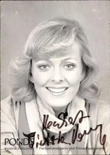 Ak Schauspielerin Victoria Voncampe, Portrait, Autogramm