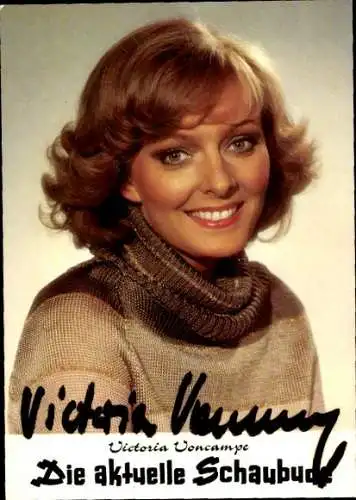 Ak Schauspielerin Victoria Voncampe, Portrait, Autogramm