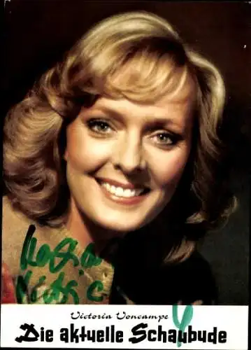 Ak Schauspielerin Victoria Voncampe, Portrait, Autogramm
