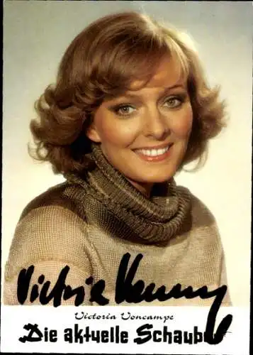 Ak Schauspielerin Victoria Voncampe, Portrait, Autogramm