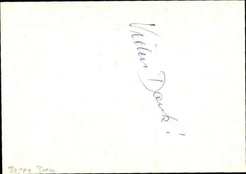 Ak Schauspieler Beppo Brem, Portrait, Autogramm