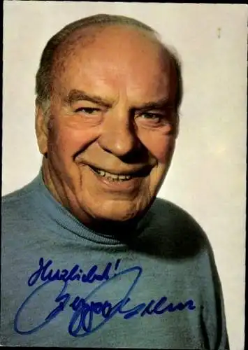 Ak Schauspieler Beppo Brem, Portrait, Autogramm