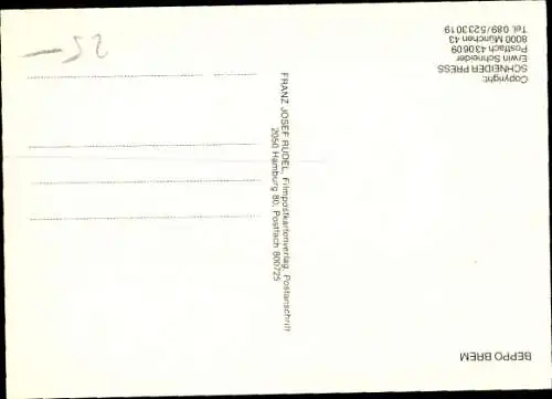 Ak Schauspieler Beppo Brem, Portrait, Autogramm