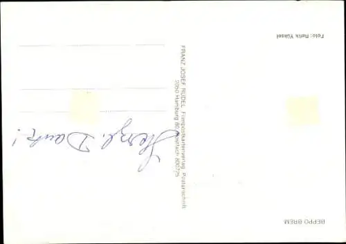 Ak Schauspieler Beppo Brem, Portrait, Autogramm