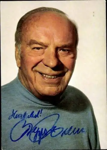 Ak Schauspieler Beppo Brem, Portrait, Autogramm