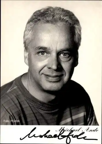 Ak Schauspieler Michael Ande, Portrait, Autogramm