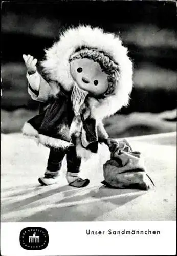 Ak Unser Sandmännchen, Sandmann, DDR Kinderfernsehen, Eskimo S 49/65