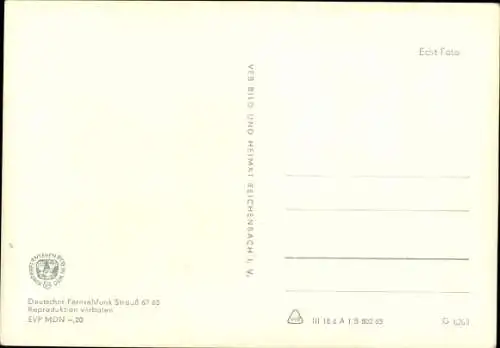 Ak Bahnhof Puppenstadt, Clown, Bärenkostüm, DDR Deutscher Fernsehfunk