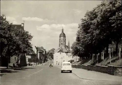 Ak Sangerhausen am Südharz, Straßenpartie