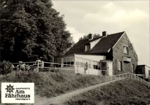 Ak Pretzsch an der Elbe Bad Schmiedeberg, Gaststätte Am Fährhaus