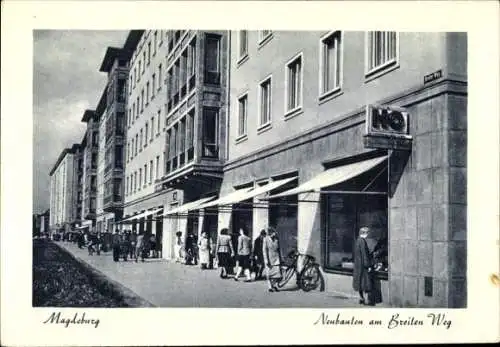 Ak Magdeburg an der Elbe, Neubauten am Breiten Weg, HO