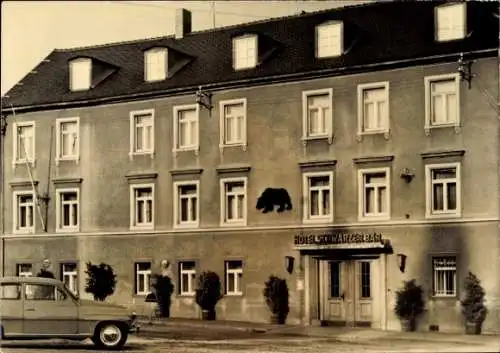 Ak Zittau in Sachsen, Hotel und Gaststätte Schwarzer Bär