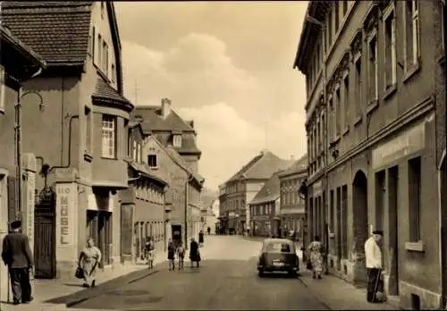 Ak Teuchern im Burgenlandkreis, Straße des Friedens, HO Möbel