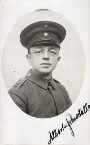 Foto Ak Gleiwitz Oberschlesien, Niederländisches Rotes Kreuz, deutscher Soldat in Uniform, Albert