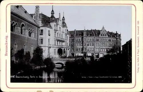 Kabinett Foto Braunschweig in Niedersachsen, Deutsches Haus