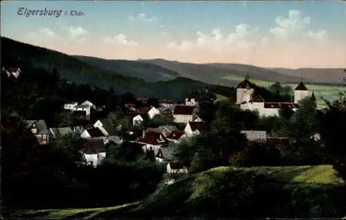 Ak Elgersburg in Thüringen, Panorama