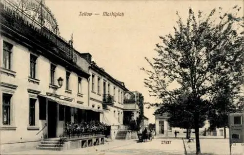 Ak Teltow in Brandenburg, Marktplatz