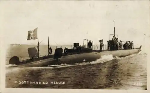 Ak Italienisches Kriegsschiff, U-Boot Medusa