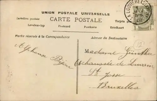 Ak Glückwunsch Neujahr, Stechpalme, Mistelzweige