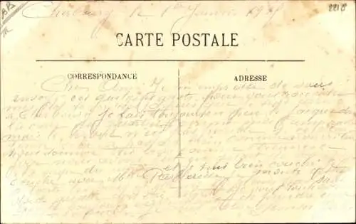 Ak Französisches Kriegsschiff Le Suffren