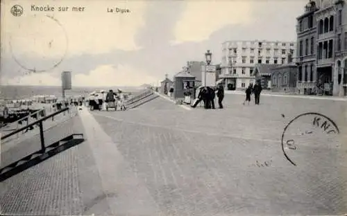 Ak Knokke Heist Heyst Knocke sur Mer Westflandern, La Digue