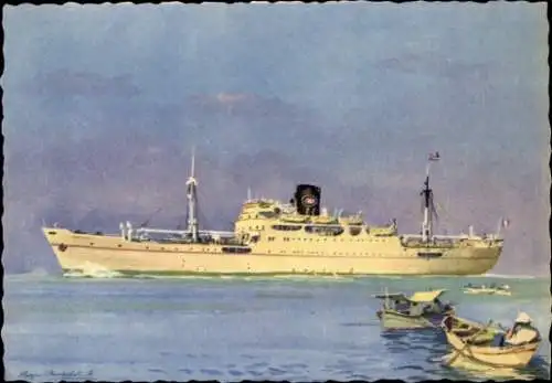 Künstler Ak Liner Azemmour, Compagnie de Navigation Paquet, CNP