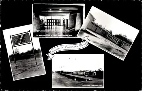 Ak Budel Cranendonck Nordbrabant, Truppenübungsplatz, Mannschaftskantine, Infanteriebaracken