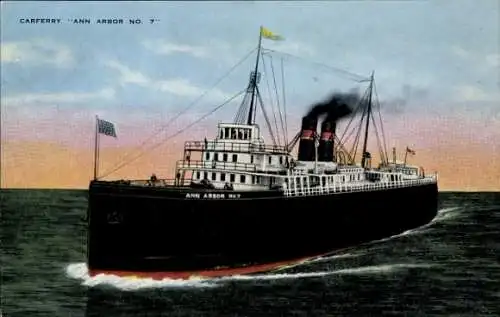 Ak Auto-Fährschiff Ann Arbor No. 7, Ann Arbor Railroad Company