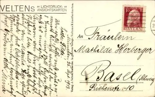 Ak München, Bavaria, Ruhmeshalle