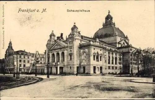 Ak Frankfurt am Main, Schauspielhaus