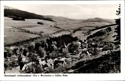 Ak Brunskappel Olsberg im Sauerland, Blick auf den Ort mit Umgebung
