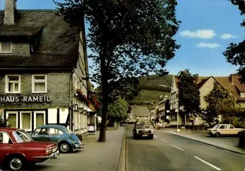 Ak Saalhausen Lennestadt im Sauerland, Winterberger Straße, Haus Rameil