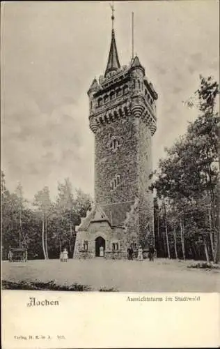 Ak Aachen, Aussichtsturm im Stadtwald