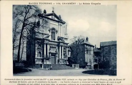 Ak Chambery Savoie, La Sainte Chapelle