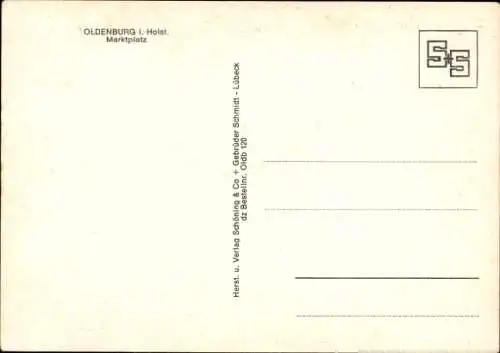 Ak Oldenburg in Holstein, Marktplatz