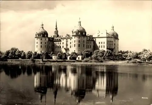 Ak Moritzburg in Sachsen, Schloss Moritzburg, Barockmuseum