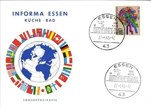Ak Essen im Ruhrgebiet, Informa, Küche, Bad