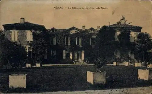 Ak Nérac Lot et Garonne, Chateau de la Hitte pres Nerac