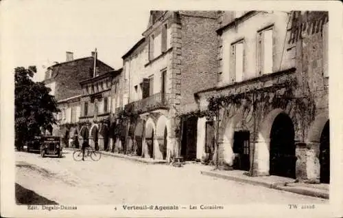 Ak Verteuil-d'Agenais Lot et Garonne, les Cornieres